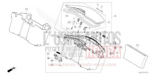 POCHE CENTRALE GL1800BDS de 2025